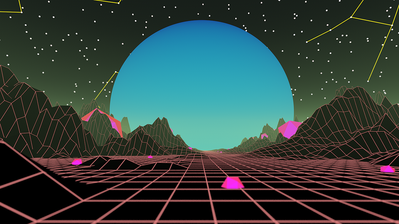 合成器风格场景