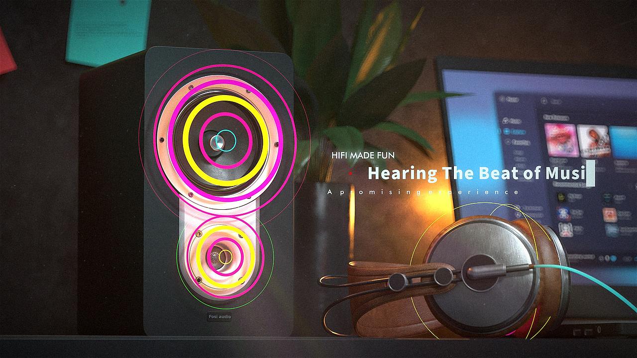 Fosi Audio DAC Q4 Sequence Design（图ZMjE4NTgzMjQ4） - 动画/影视 - 站酷设计师辣鸡Laaaaaaaa原创素材 - 站酷ZCOOL