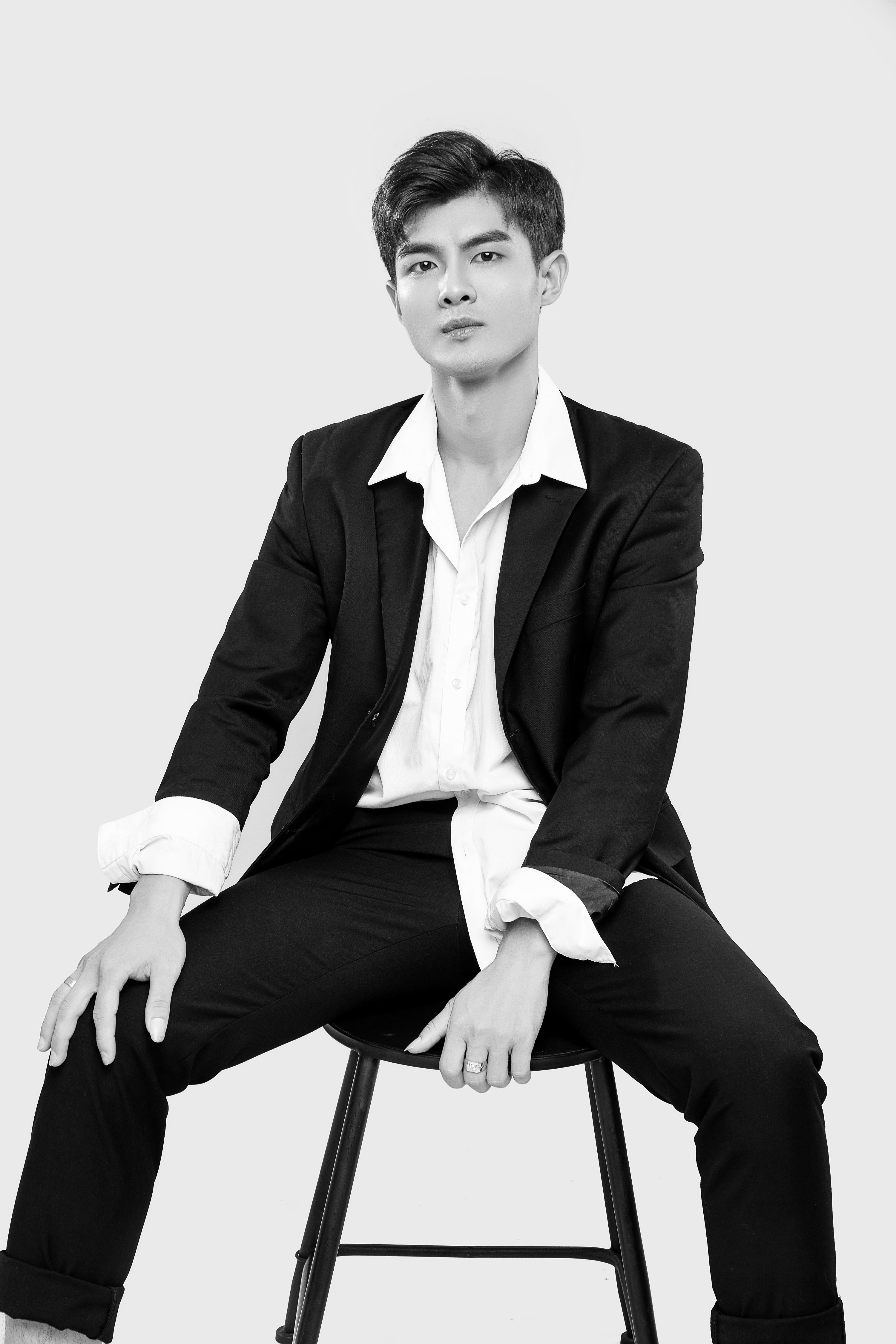 高定男士形象照