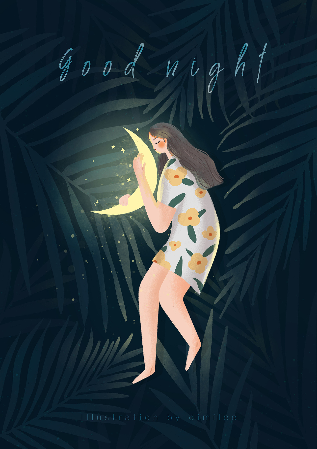 晚安|插画|商业插画|dimilee - 原创作品 - 站酷 (zcool)