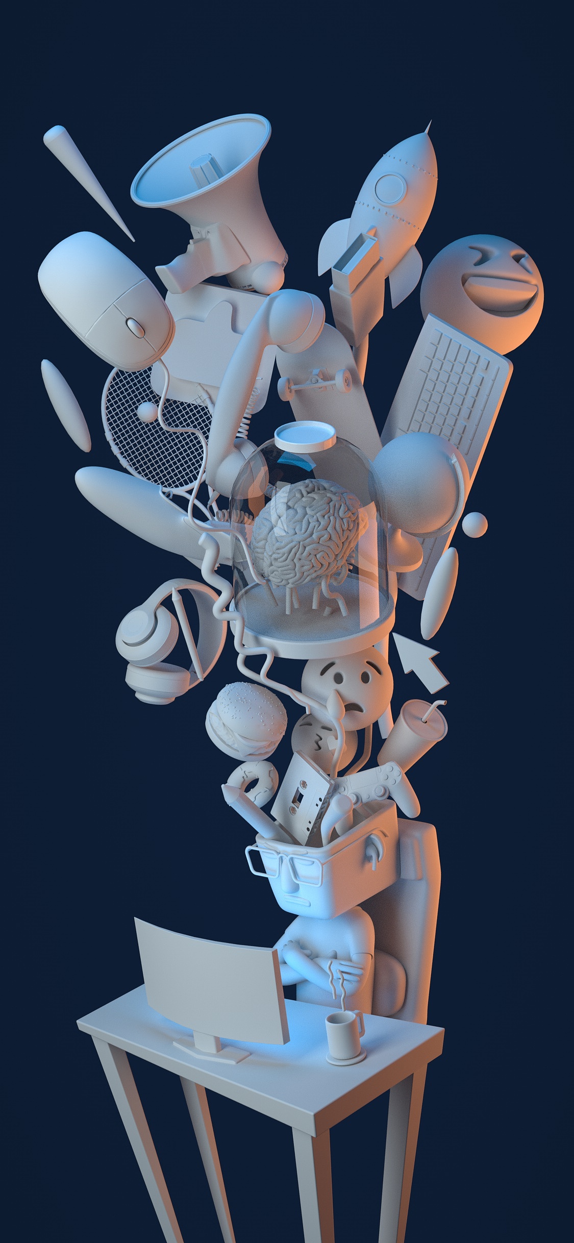 打工人（图ZMjI5Njg1MTUy） - 人物/生物 - 站酷设计师大白菜和小香猪原创素材 - 站酷ZCOOL