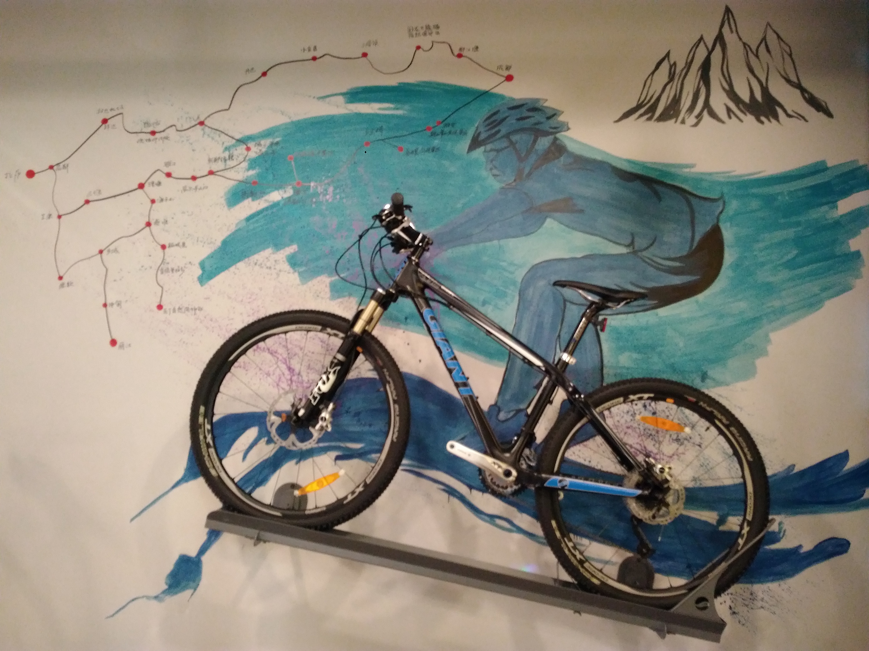 单车and手绘创意