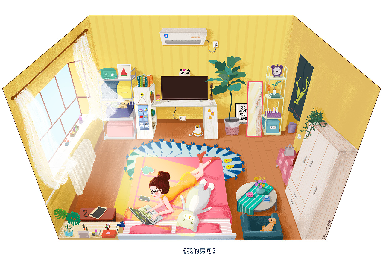 卧室一览_名动漫CG数娱-站酷ZCOOL