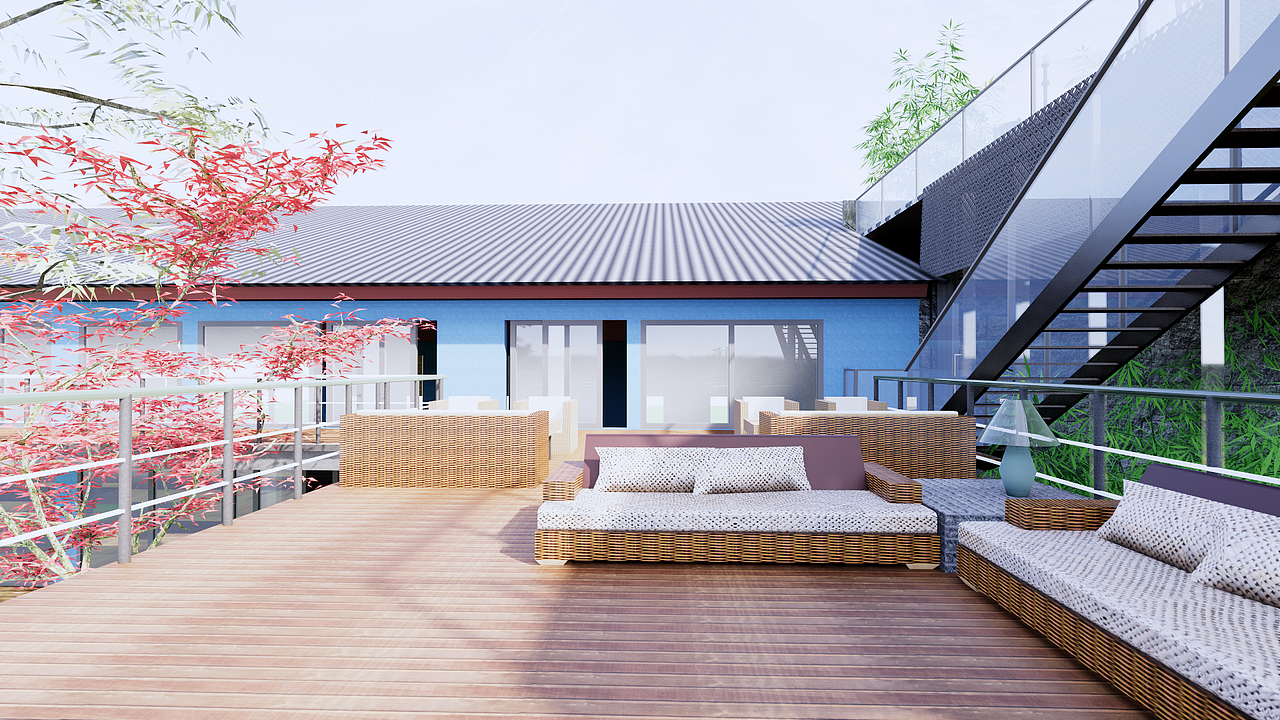 河景景观（图ZMjQ2MjYxMTg0） - 景观设计 - 站酷设计师噜嚕噜噜鲁鲁修原创素材 - 站酷ZCOOL