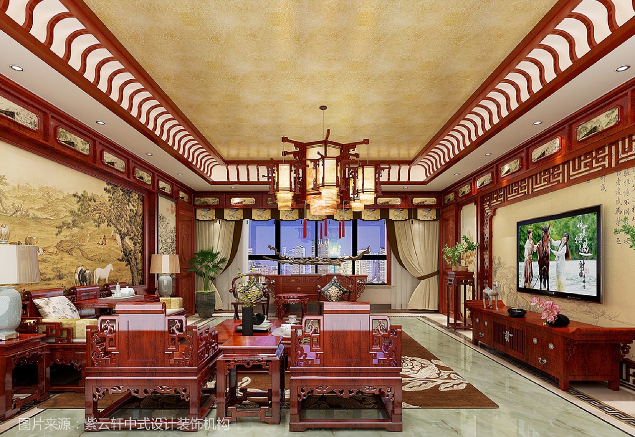 自建房中式装修