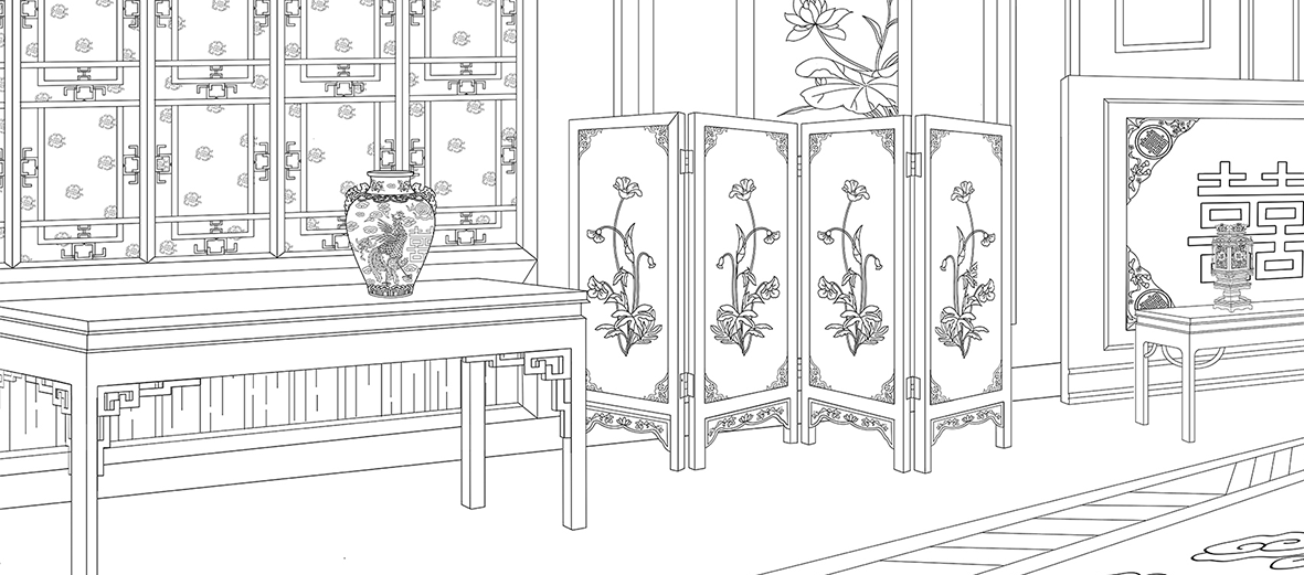 木头猫 | 故宫博物院 宫囍-龙凤呈祥（图ZMTQ2MjgyODM2） - 商业插画 - 站酷设计师疯子木原创素材 - 站酷ZCOOL