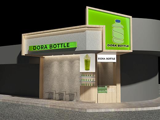 临街茶饮外卖店