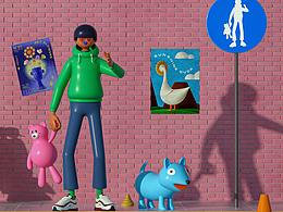 学习C4D半年左右的案例汇总