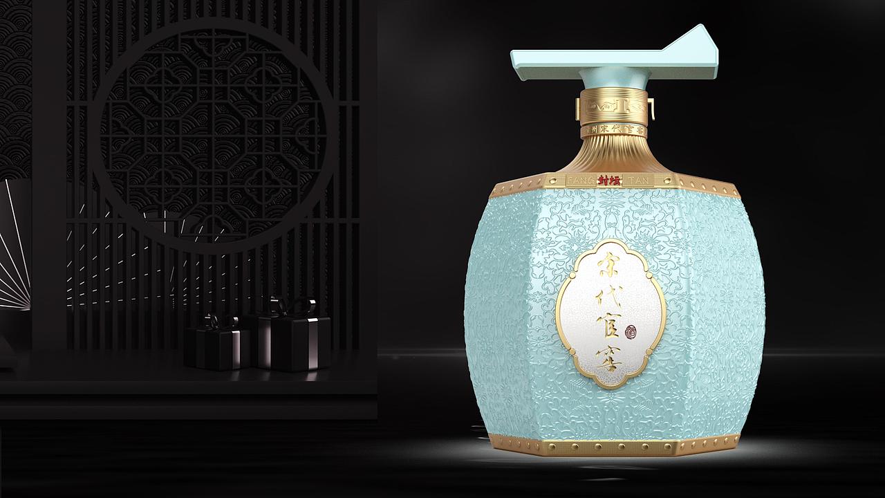 宋代官窖-封坛白酒包装设计