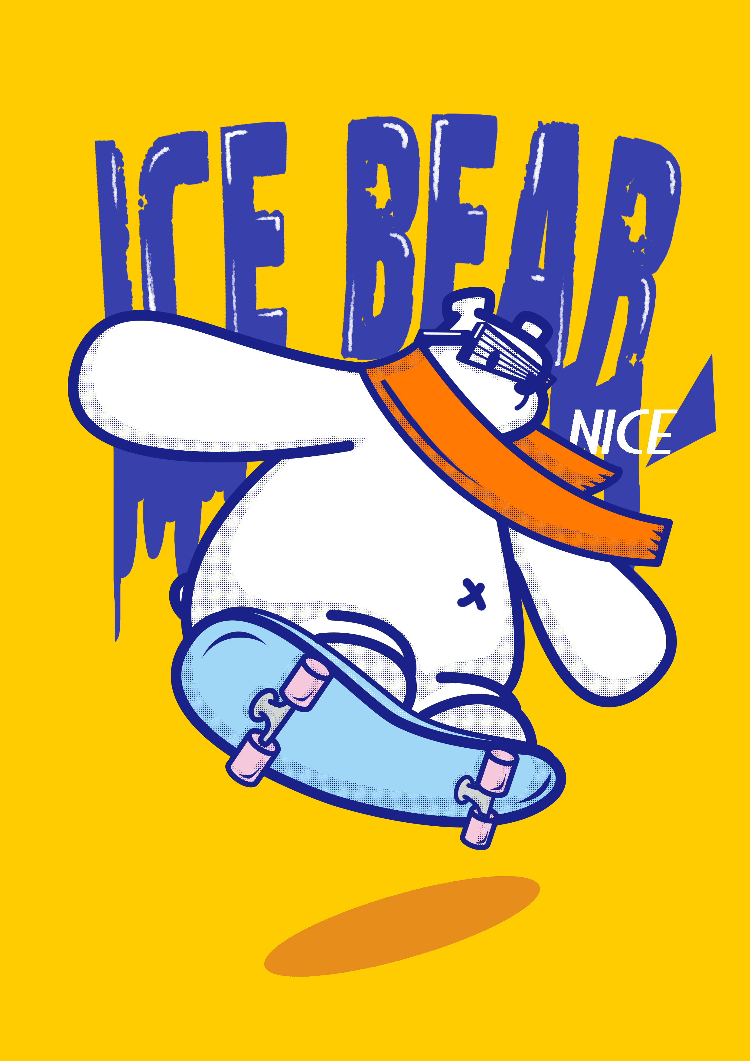 大白|插画|新锐潮流插画|熊又lee - 原创作品 - 站酷 (zcool)