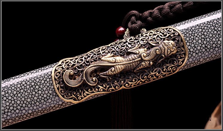 龙泉刀剑-泉宗-七星剑|扭转自炼钢(dj-2699)