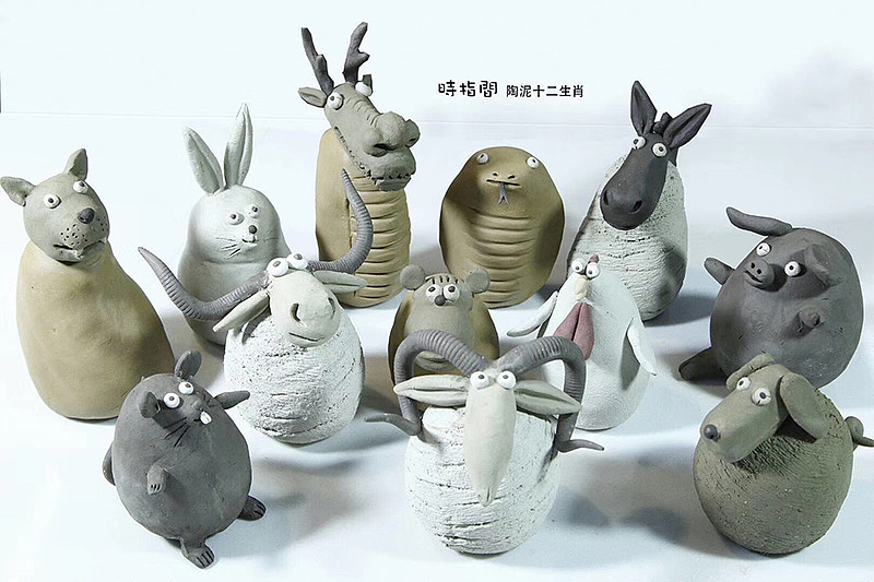 陶艺店加盟店作品,时指间陶艺馆十二生肖（图ZMTI5MzE1NDI4） - 品牌 - 站酷设计师动漫主题西餐厅原创素材 - 站酷ZCOOL