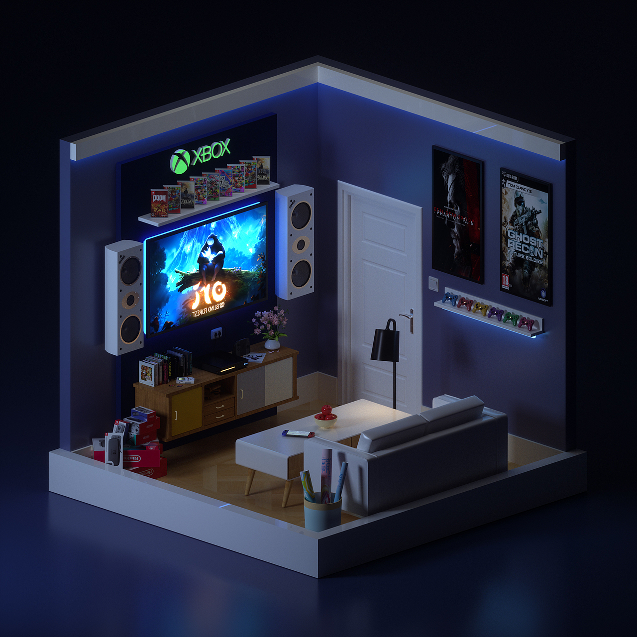 C4D-Oc渲染建模练习（图ZMTk0MjUzOTg0） - 其他三维 - 站酷设计师CMIngs原创素材 - 站酷ZCOOL