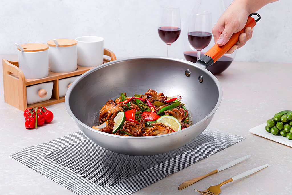 钛合金厨房不锈钢锅具淘宝主图静物拍摄 芷君视觉