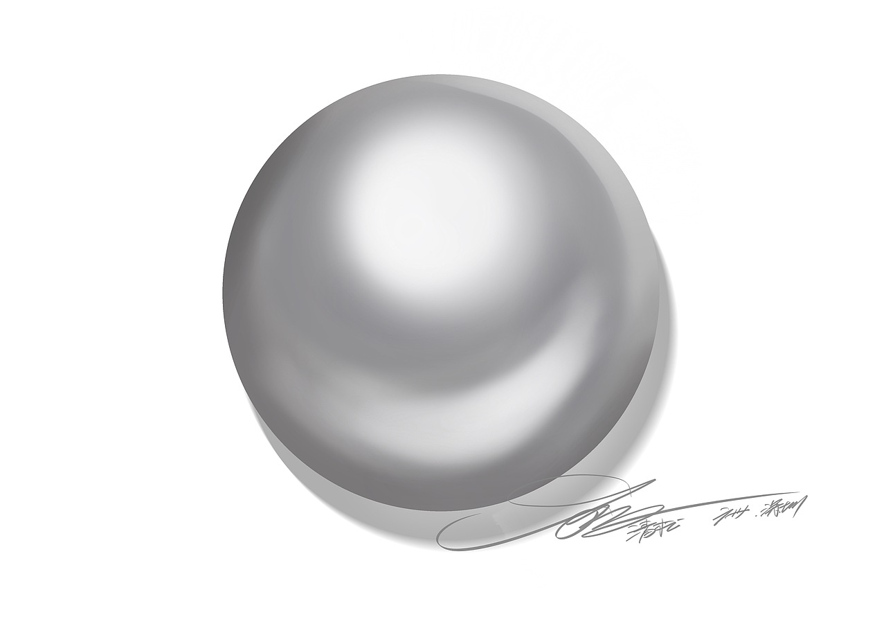 淡水珍珠/ipad珠宝手绘