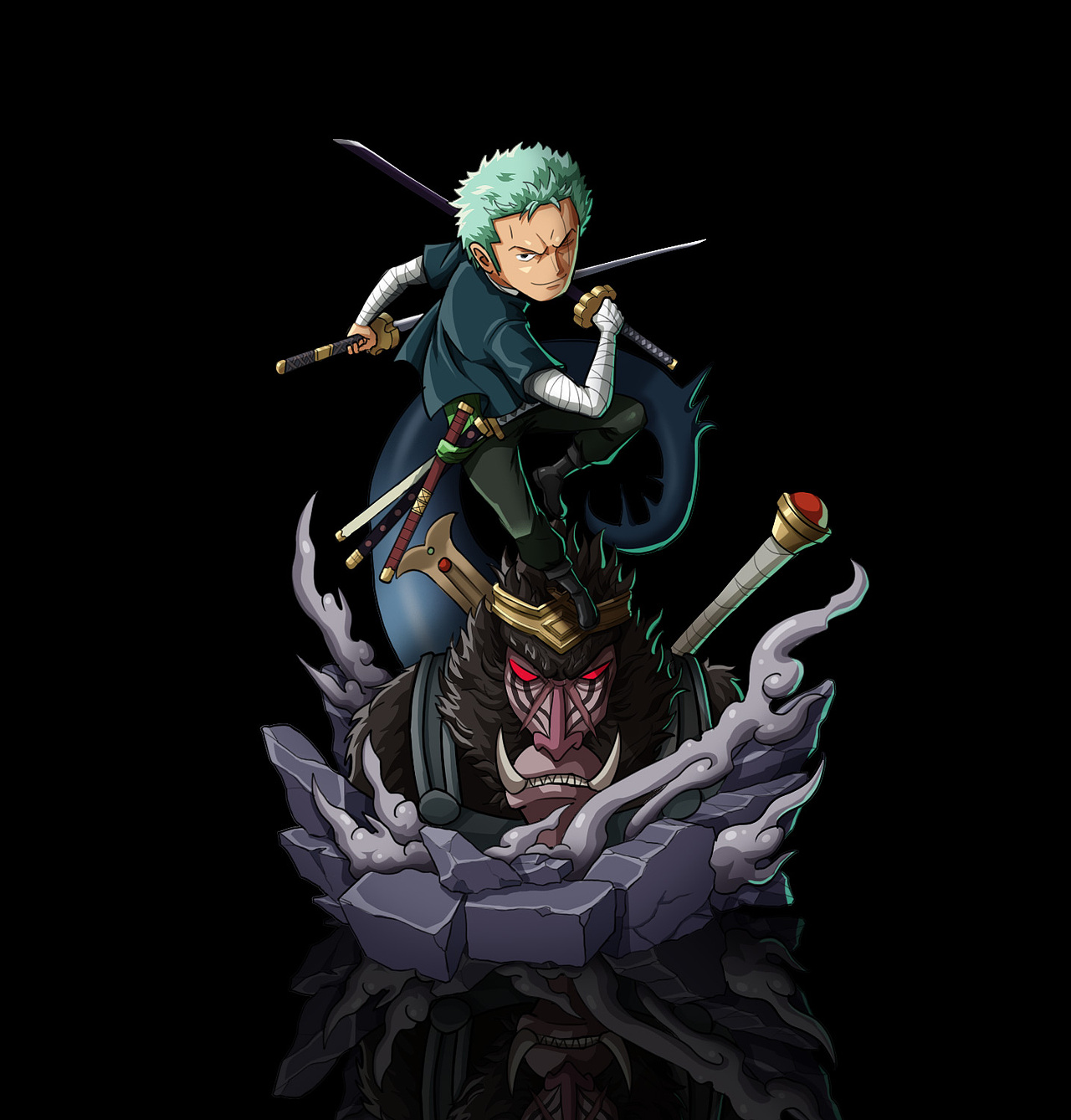 海贼王 索隆 GK手办