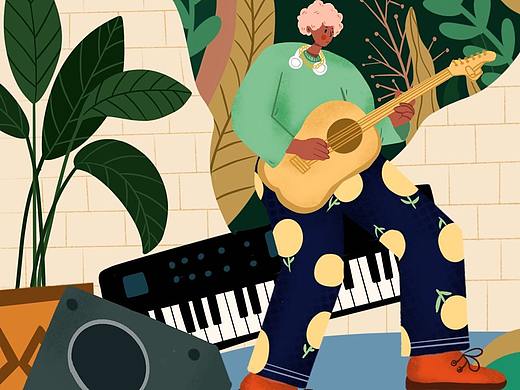 扁平画（个人主页-ZNDgzNDIzMjg=） - 创作习作 - 站酷设计师yang小洋原创素材 - 站酷ZCOOL