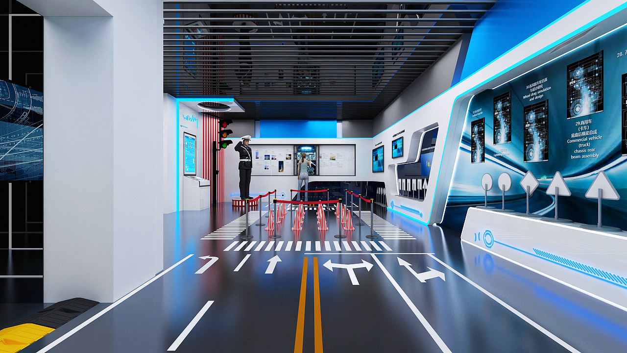 交通体验馆效果图设计方案