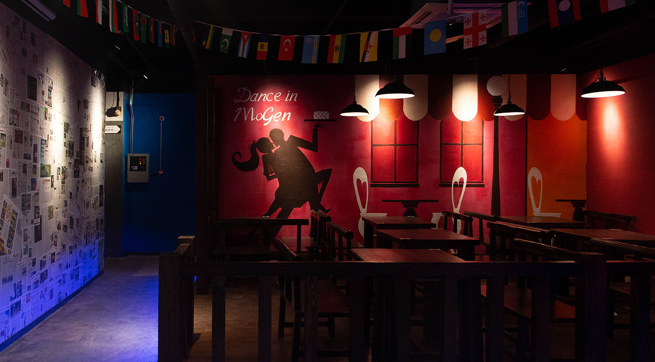 MOGEN餐吧墙绘（图ZMTYyMTQ5ODk2） - 绘画 - 站酷设计师小王子_原创素材 - 站酷ZCOOL