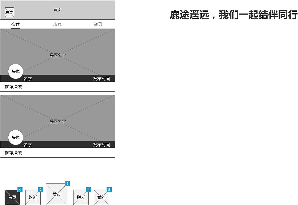 app原型图