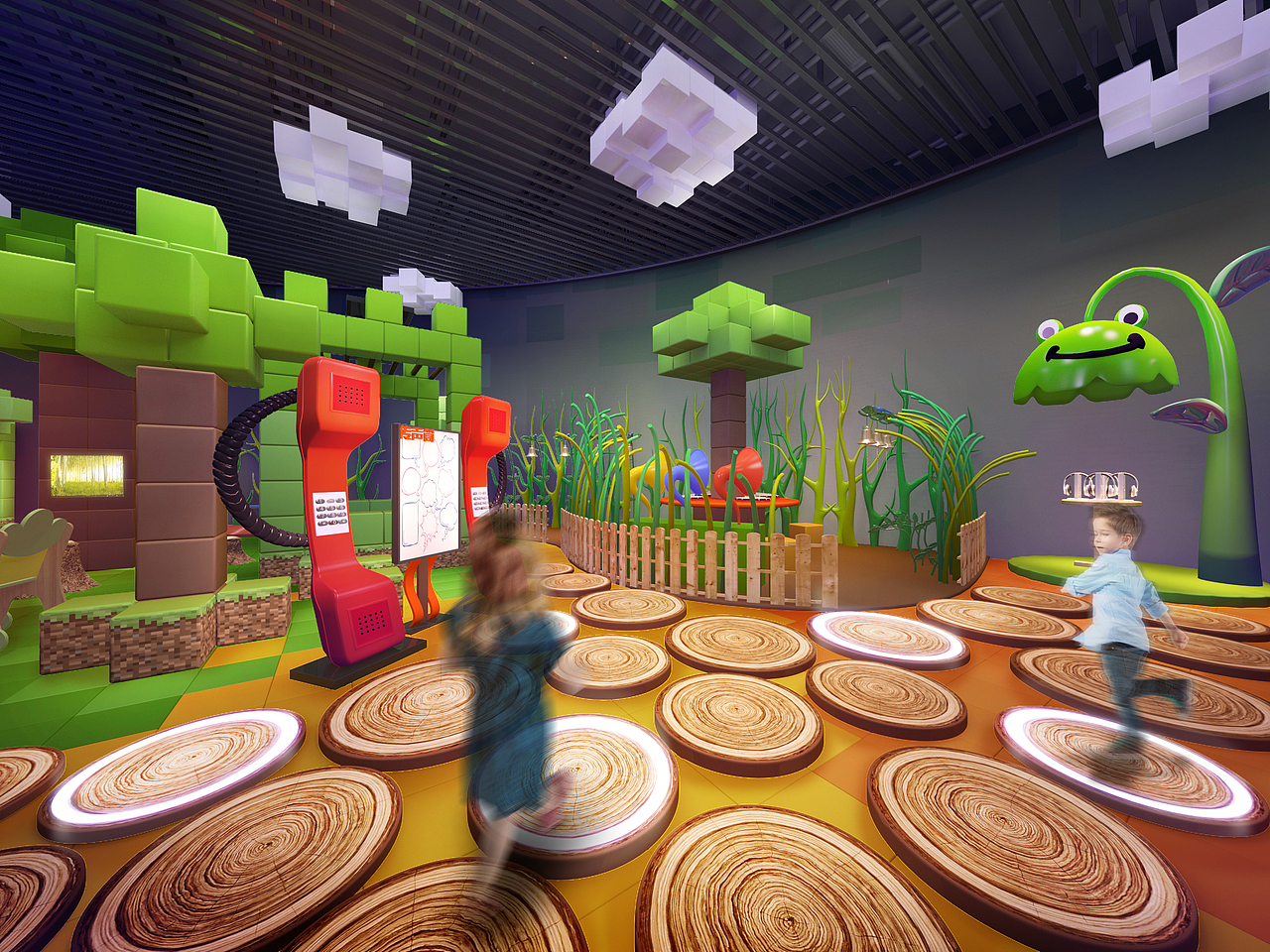 科技馆——儿童展厅_岳临alin-站酷zcool