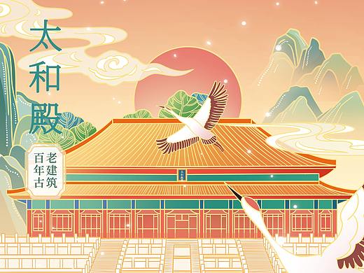 国潮风插画 | 文创笔记本封面