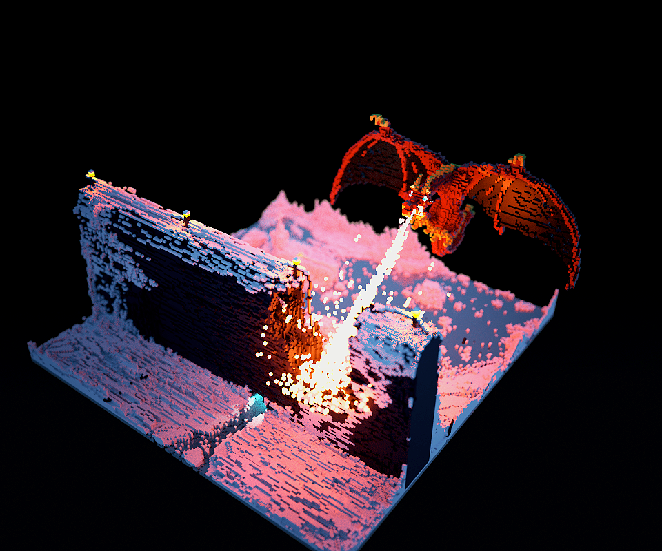 Magicavoxel三维建模渲染练习（图ZMjQwODA0Mzg4） - 场景 - 站酷设计师simon222原创素材 - 站酷ZCOOL