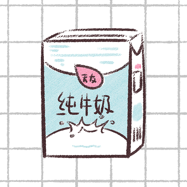 奶味十足简笔画头像