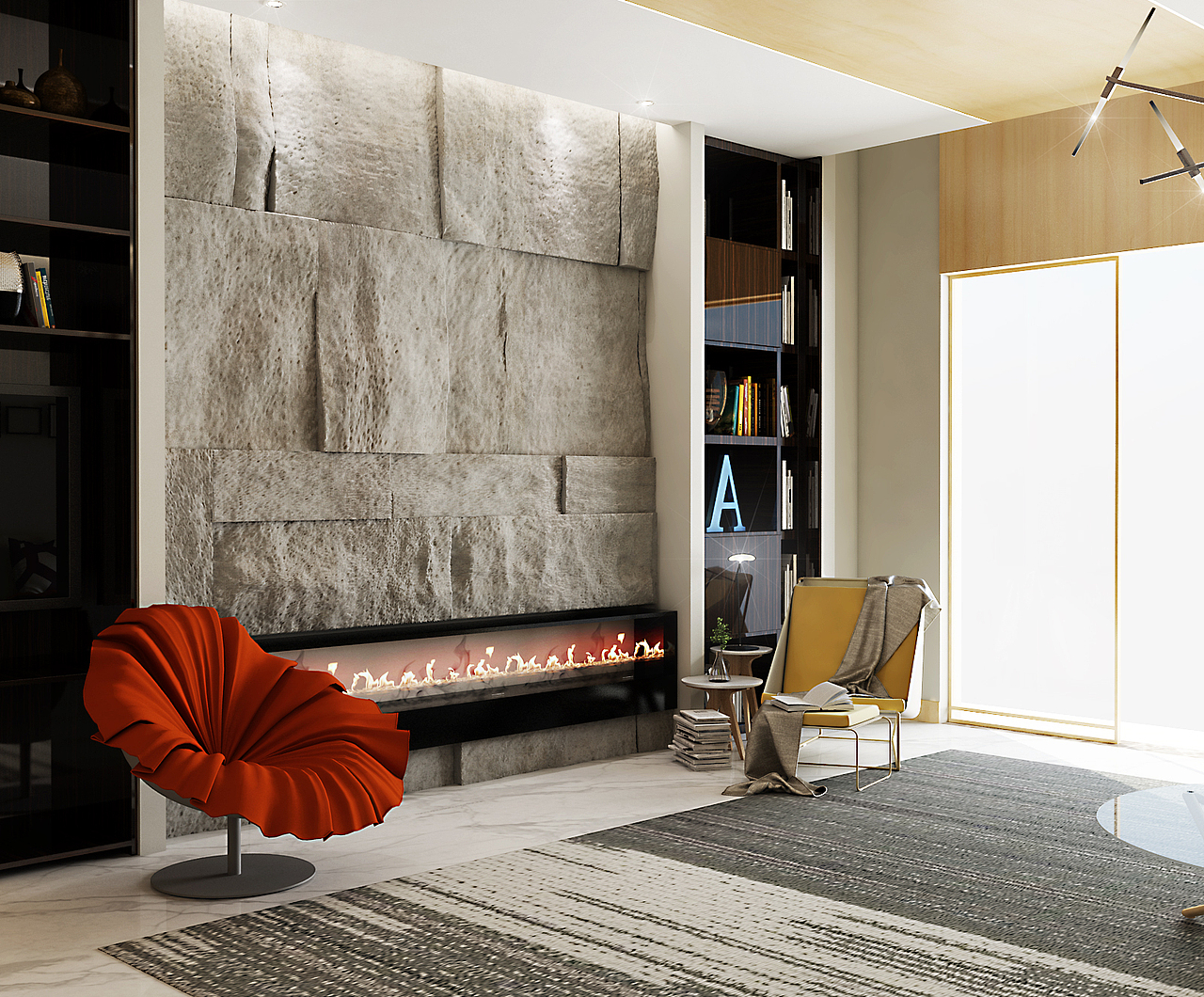 大连新房装修-海韵华府-现代简约-186㎡