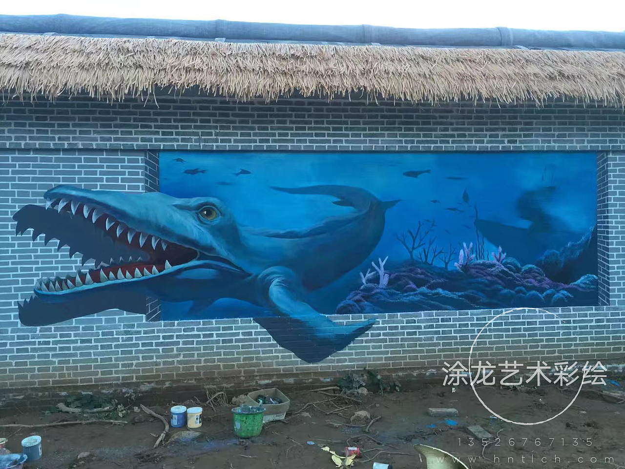 登封“象牙山”3D画长廊（图ZMTk3OTE0MjA4） - 新锐潮流插画 - 站酷设计师涂龙艺术彩绘原创素材 - 站酷ZCOOL