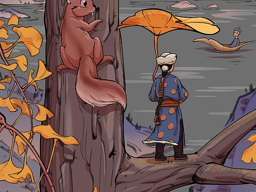 内蒙古祥生城节气插画 立冬