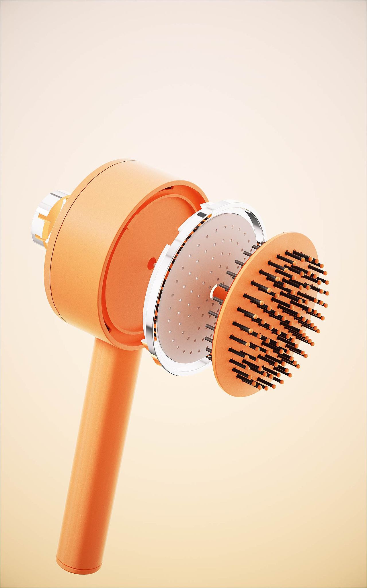 网红款中央3D按压气垫梳（图ZMzI2MDA2NDk2） - 其他三维 - 站酷设计师小二来碗小米粥原创素材 - 站酷ZCOOL