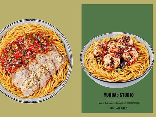 虾仁拌面条葱油拌面香辣牛肉青椒小炒肉爆炒鱿鱼鸡杂面