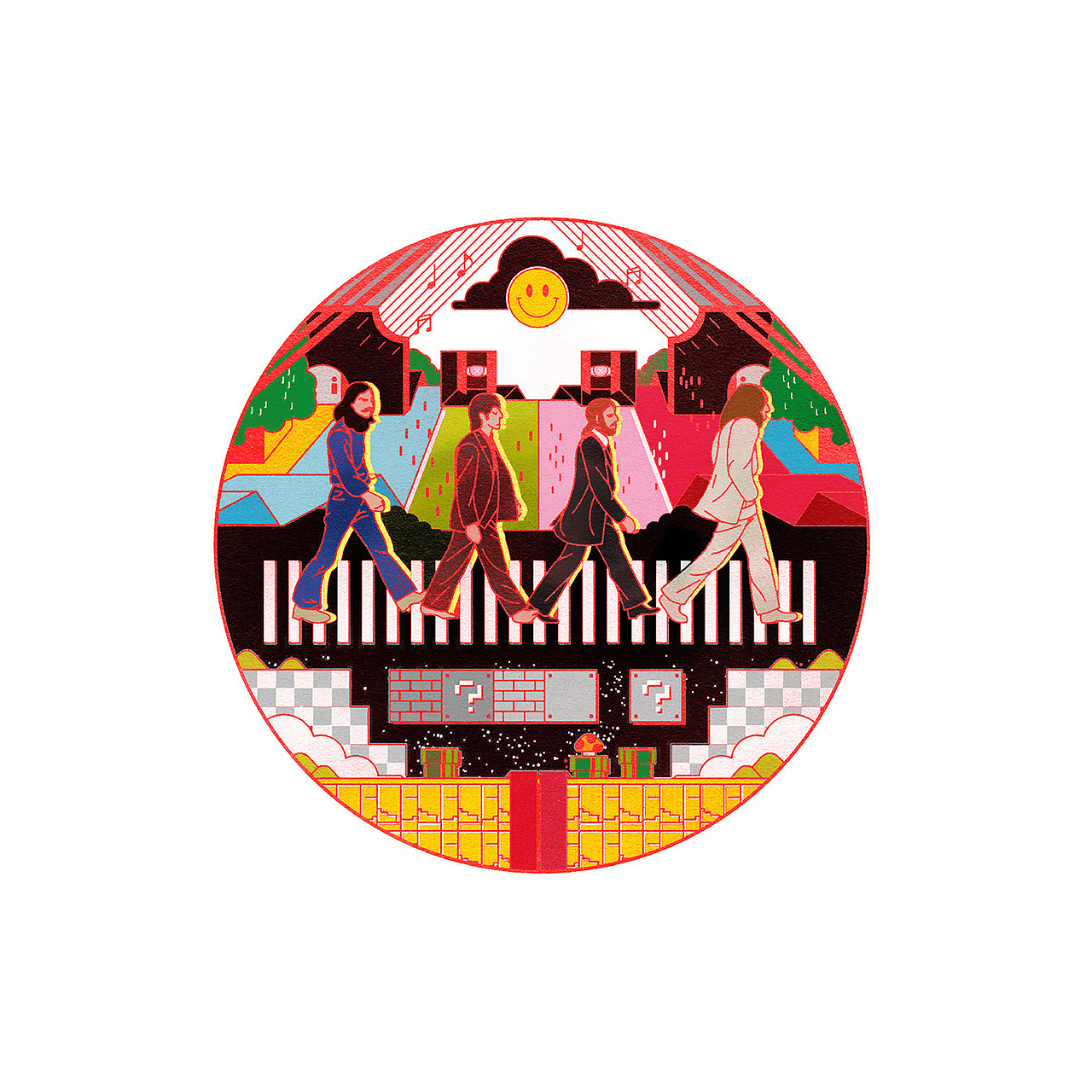 彩蛋系列-01（图ZMTM1ODI3NzI4） - 新锐潮流插画 - 站酷设计师绿豆君mungbean原创素材 - 站酷ZCOOL