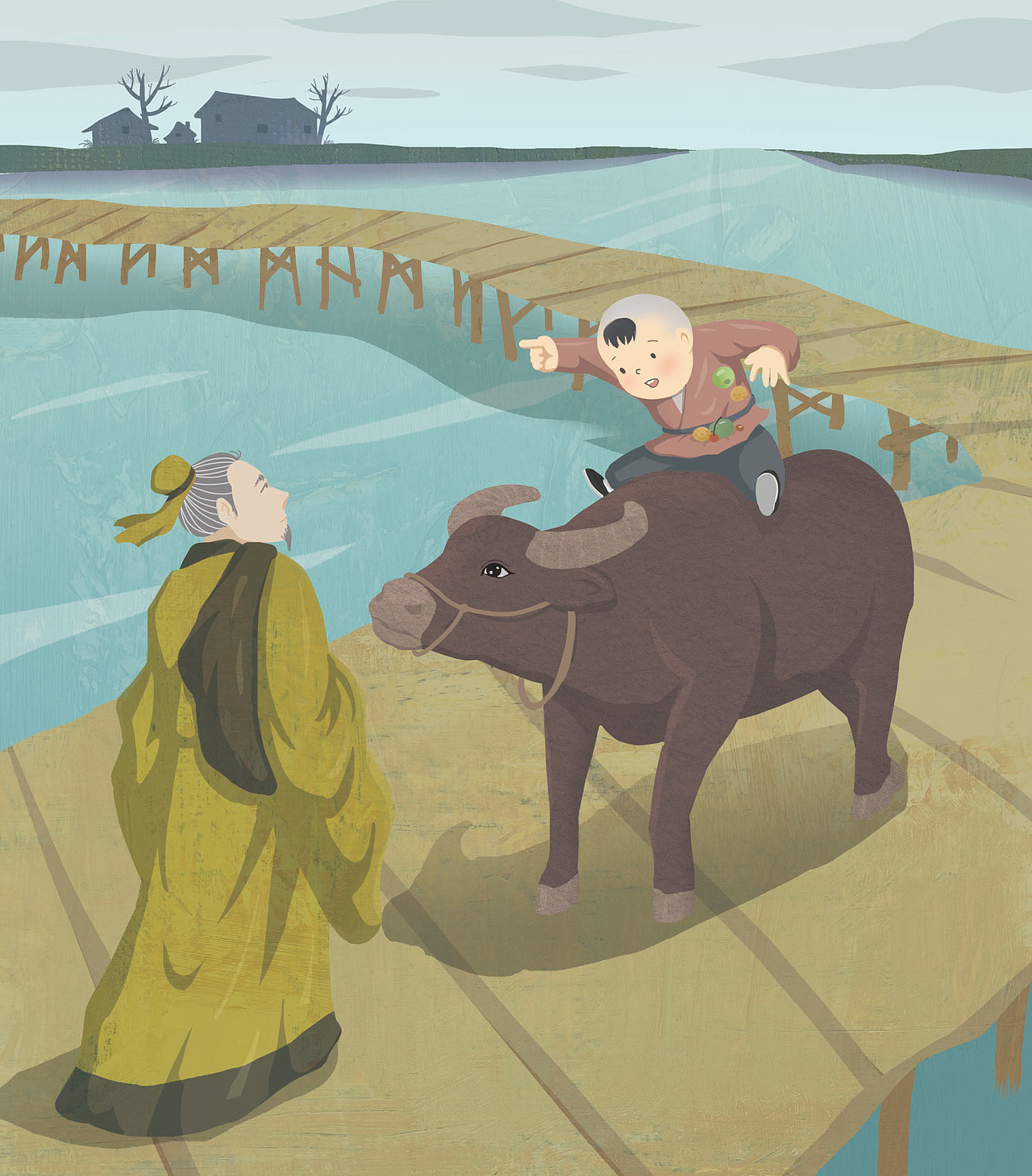 古诗插图（图ZMjE0OTE5MDIw） - 商业插画 - 站酷设计师南瓜慕斯原创素材 - 站酷ZCOOL