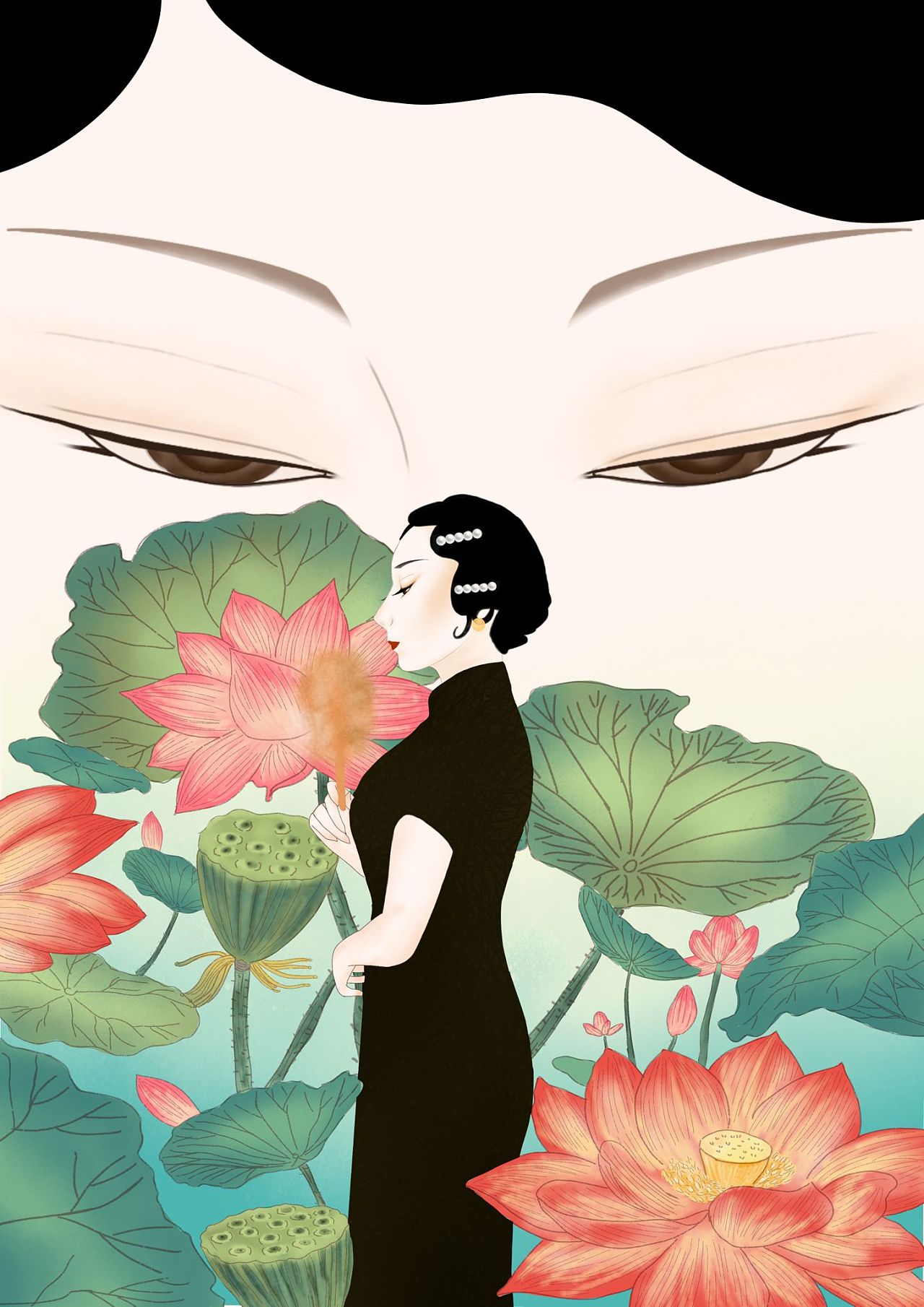 东方美人|插画|创作习作|安bold - 原创作品 - 站酷 (zcool)