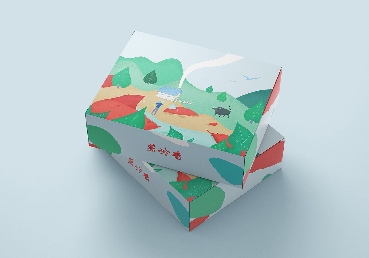 薯岭香食品包装设计