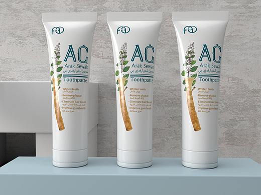 高端AG牙膏包装设计