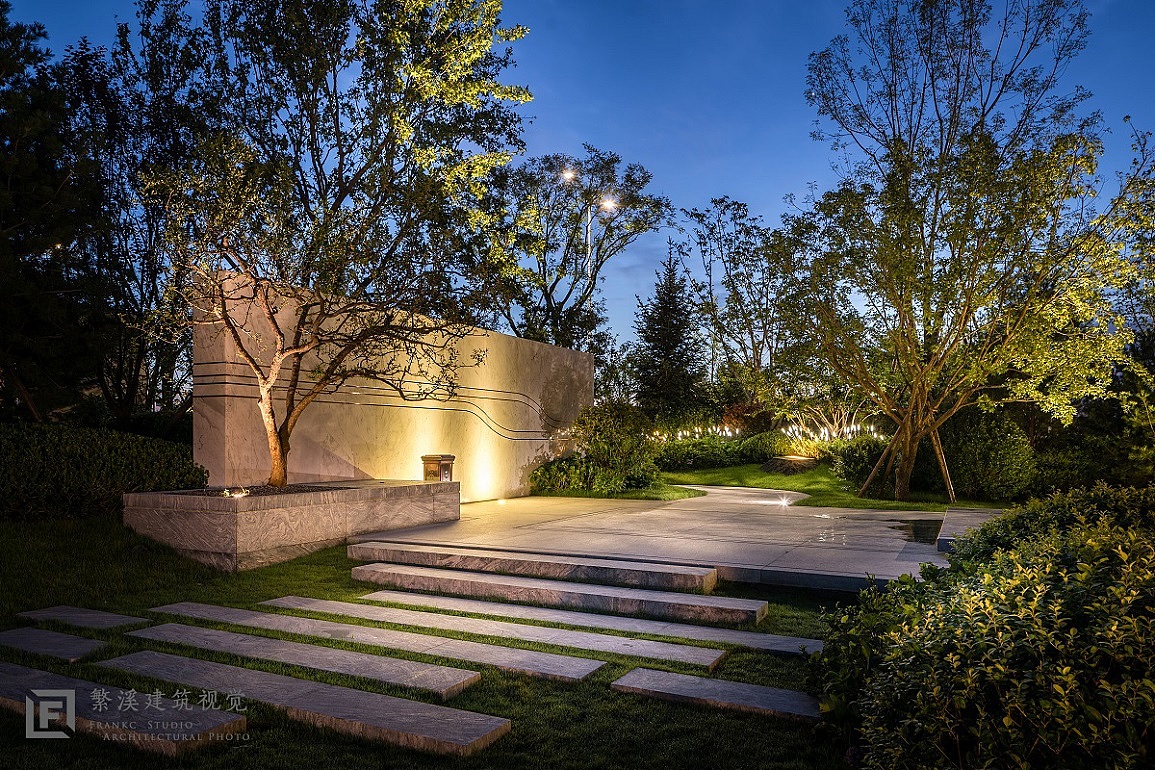 北京华润项目 地产景观设计 实景拍摄