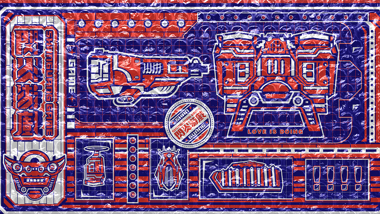 机械玩家部落-视觉设计（图ZMTk5NTA3NDA4） - 品牌 - 站酷设计师筱姚鹿原创素材 - 站酷ZCOOL