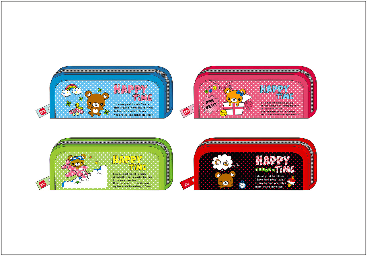 卡通小熊的生活