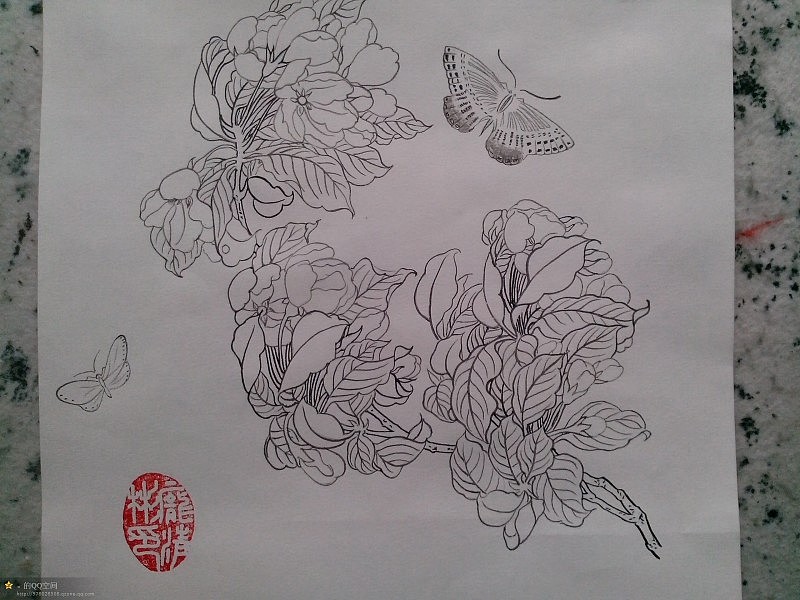 一组国画作品鉴赏