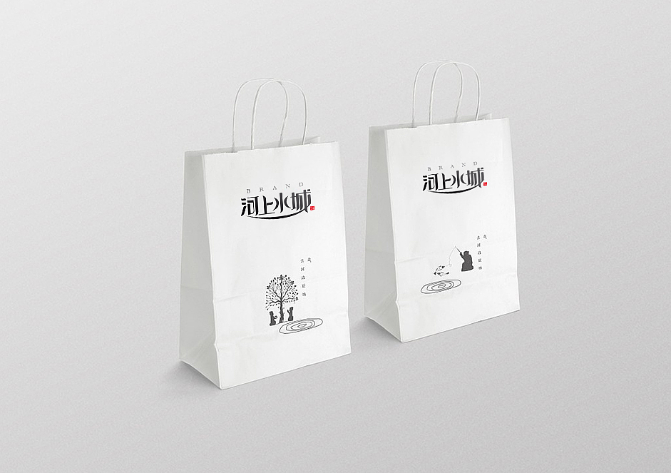 LOGO设计 VI设计 河上水城