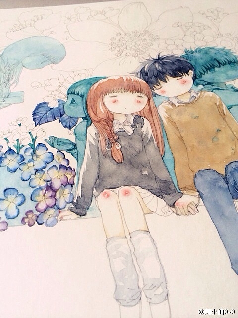 水彩（图ZMzAwODI0Mjg=） - 商业插画 - 站酷设计师舞小仙原创素材 - 站酷ZCOOL