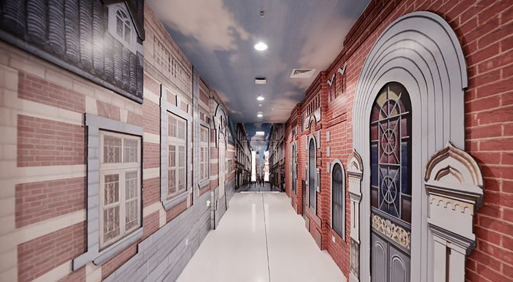 万达广场街区通道改造Design