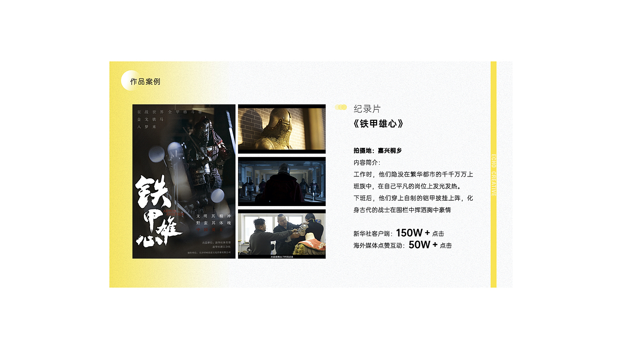 回响创意-传媒公司PPT（图ZMjk0ODg1NTcy） - PPT/Keynote - 站酷设计师画画的大喵子原创素材 - 站酷ZCOOL