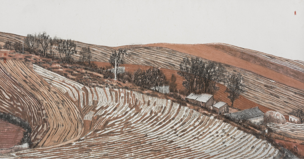 孟佐民  《塬上二月天》指导教师:韩敬伟  br>