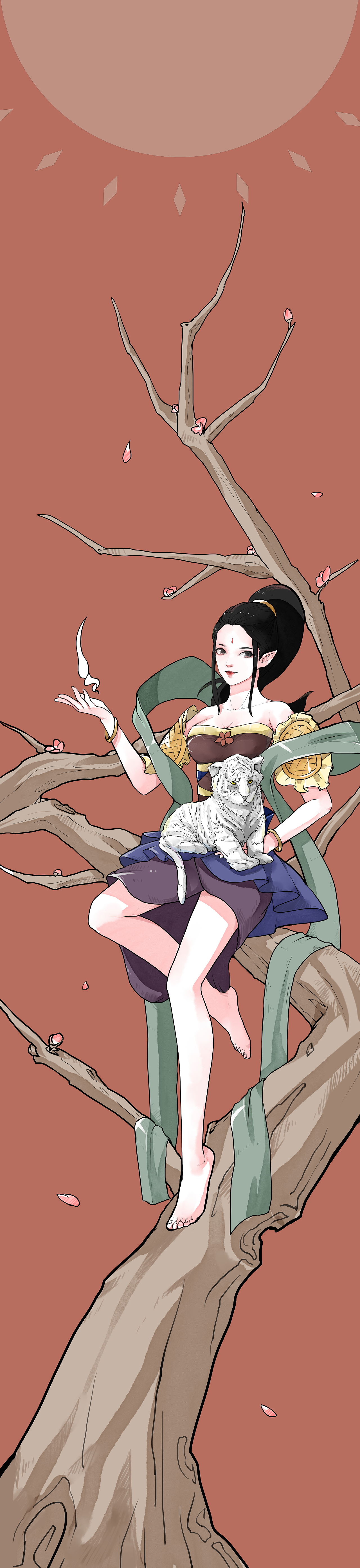 “门神”主题滑板板面（图ZMjc2MDY1MTAw） - 商业插画 - 站酷设计师蒋啾原创素材 - 站酷ZCOOL