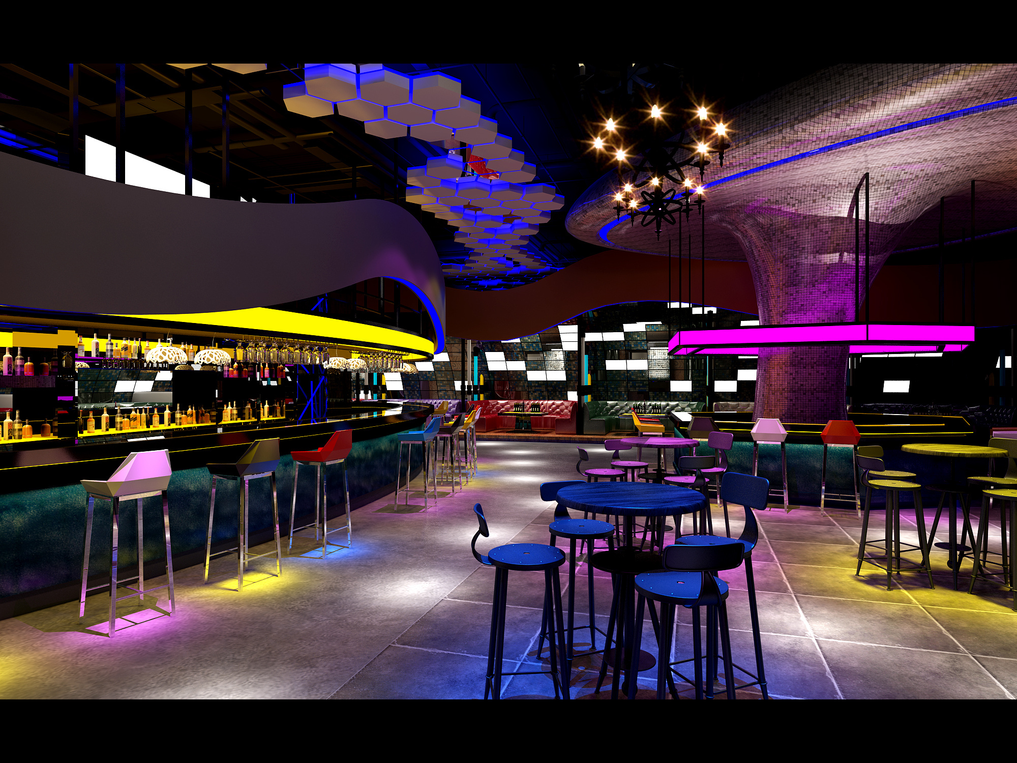 拉萨酒吧装修设计公司 拉萨PLAY HOUSE酒吧设计图-搜狐大视野-搜狐新闻