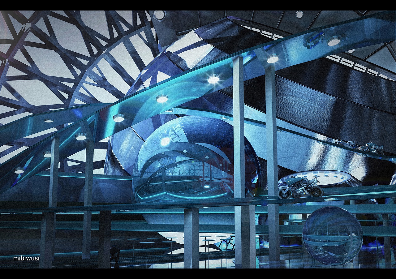 莫比乌斯——未来科技空间（图ZMTc0NDcxMTE2） - 家装设计 - 站酷设计师就叫澤楷原创素材 - 站酷ZCOOL